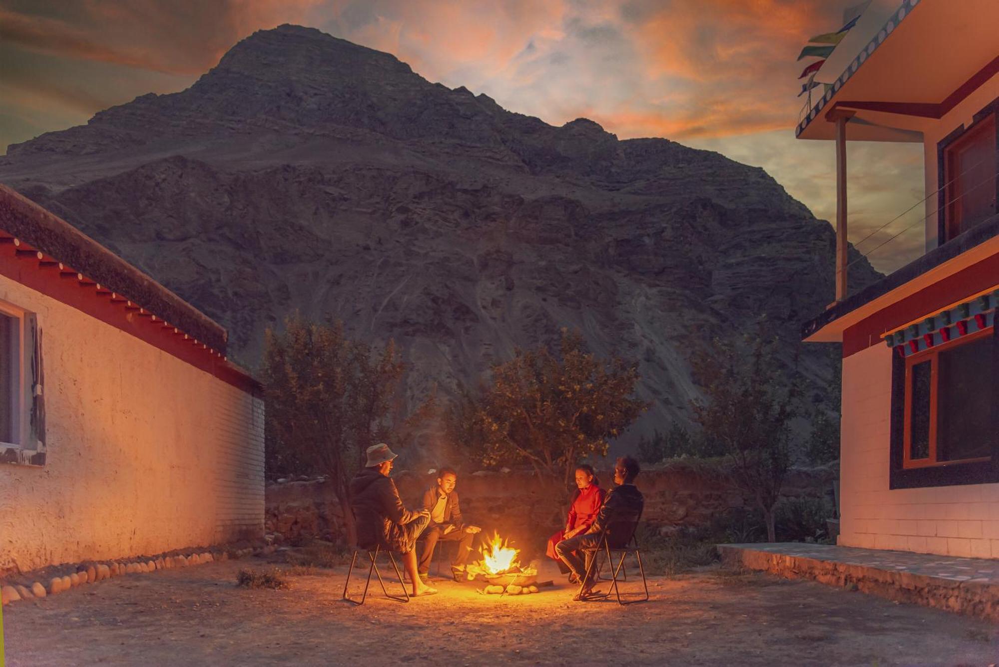 Echor Mud Huts Tabo, Spiti Valley كازا المظهر الخارجي الصورة
