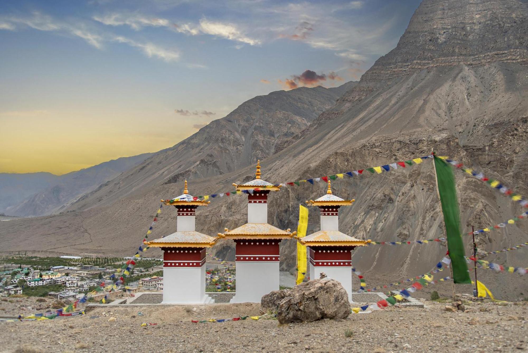 Echor Mud Huts Tabo, Spiti Valley كازا المظهر الخارجي الصورة